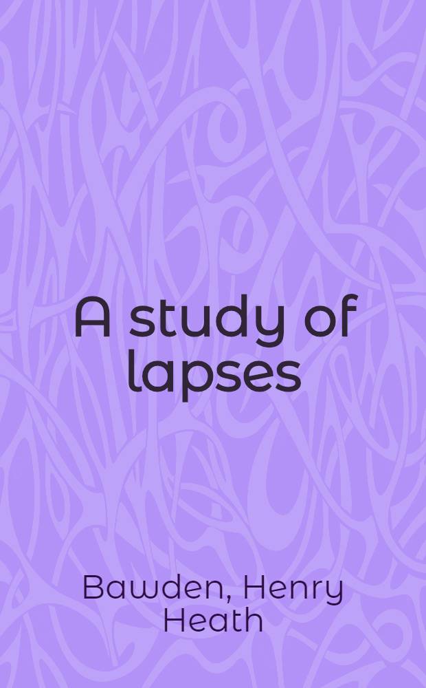 A study of lapses
