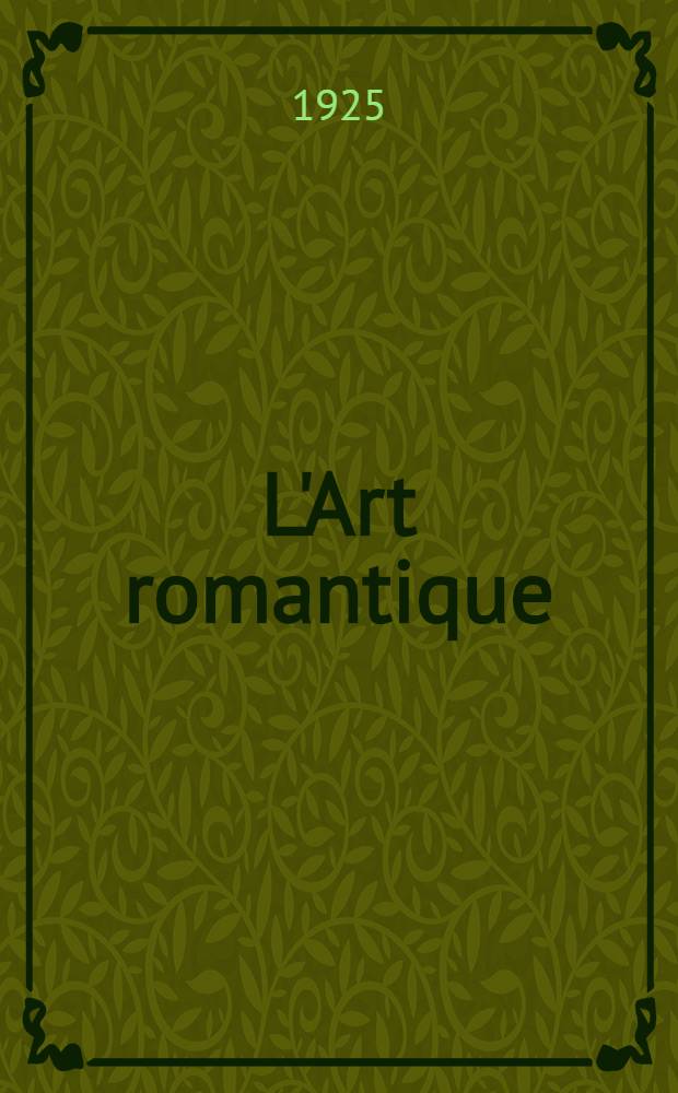 L'Art romantique