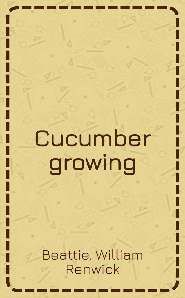 Cucumber growing