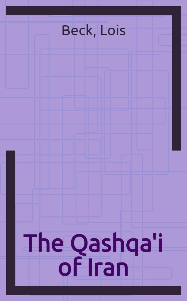 The Qashqa'i of Iran
