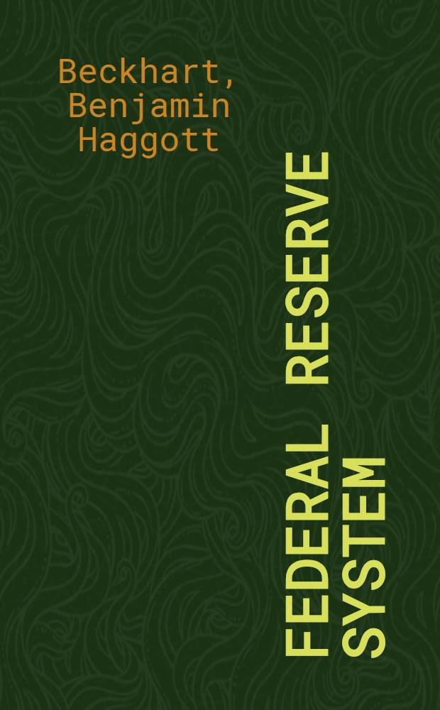 Federal reserve system