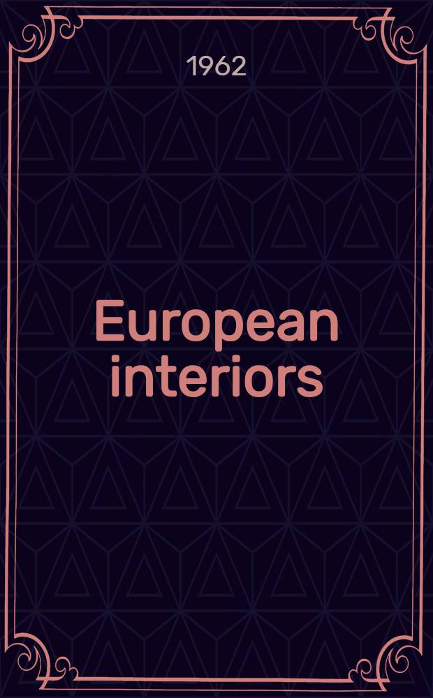 European interiors