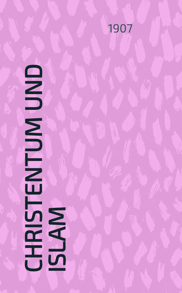 Christentum und Islam