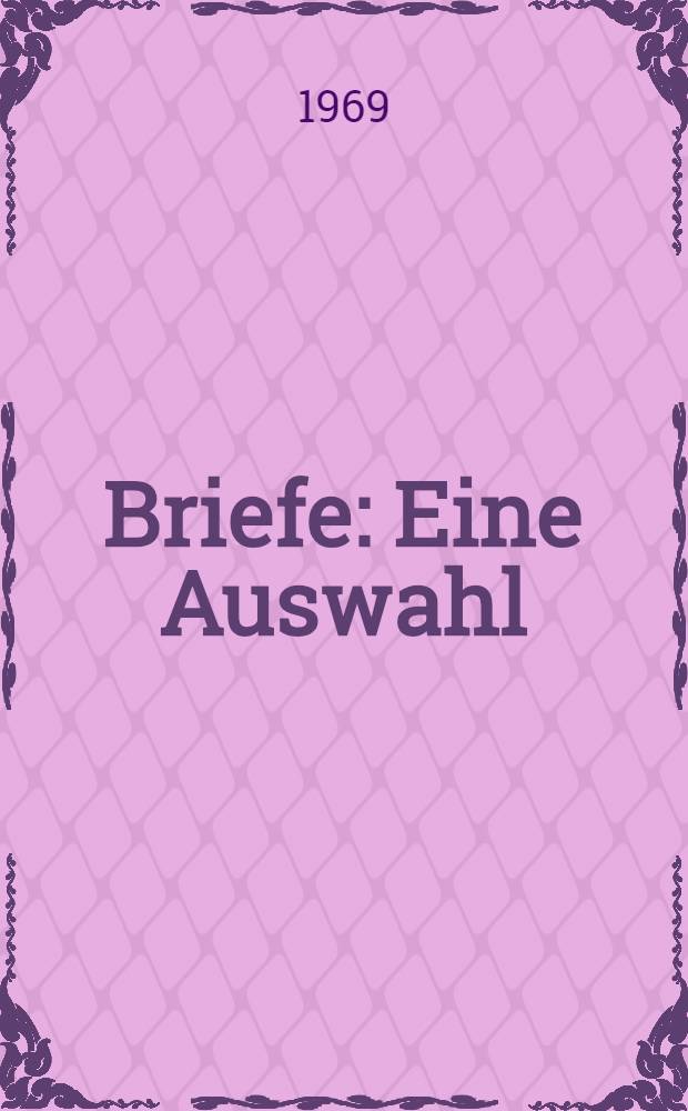 Briefe : Eine Auswahl