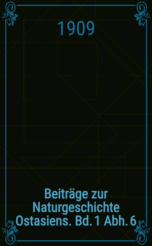 Beiträge zur Naturgeschichte Ostasiens. [Bd. 1 Abh. 6] : Hydroidpolypen der japanische Ostküste