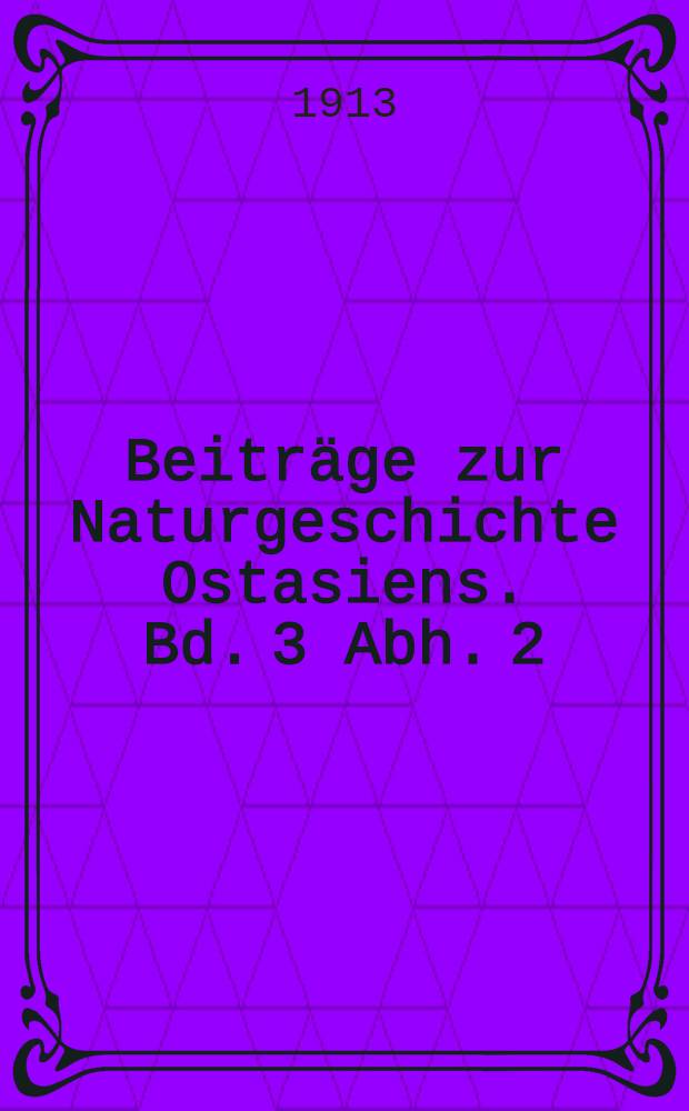 Beiträge zur Naturgeschichte Ostasiens. [Bd. 3 Abh. 2] : Hydroidpolypen der japanischen Ostküste