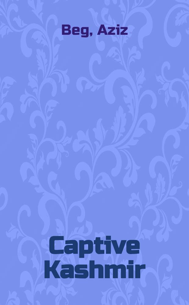 Captive Kashmir