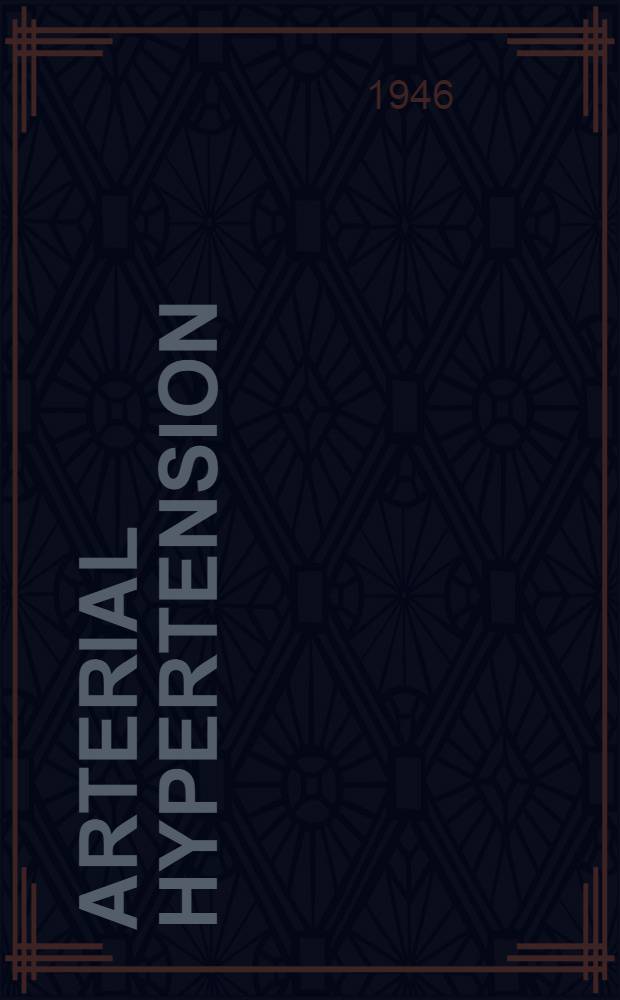 Arterial hypertension : A follow-up study of one thousand hypertonics