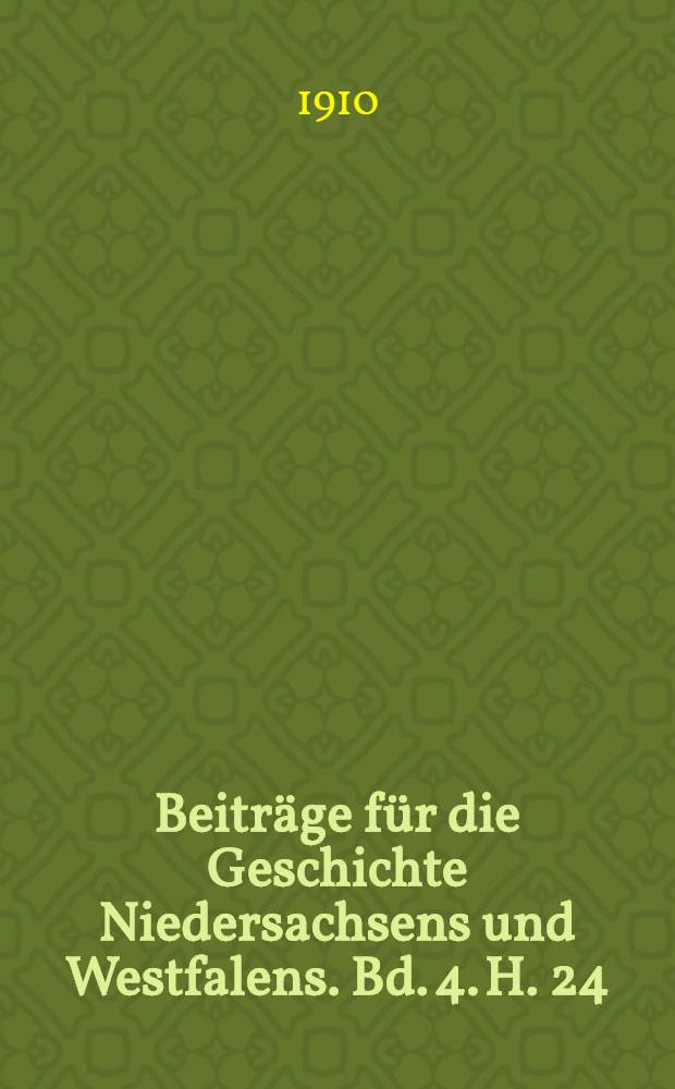 Beiträge für die Geschichte Niedersachsens und Westfalens. Bd. 4. H. 24 : Die Reform des Gerichtswesens im Erzbistum Köln unter Maximilian Franz