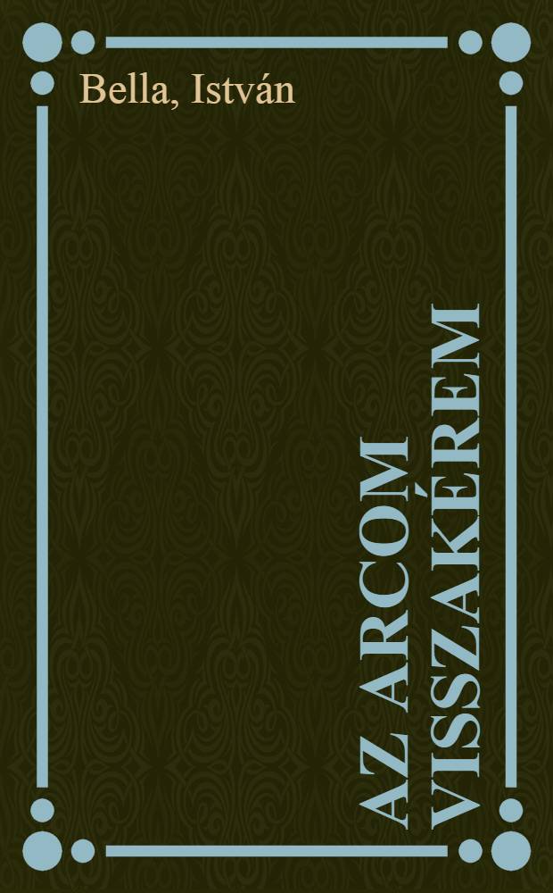 Az arcom visszakérem : Versek