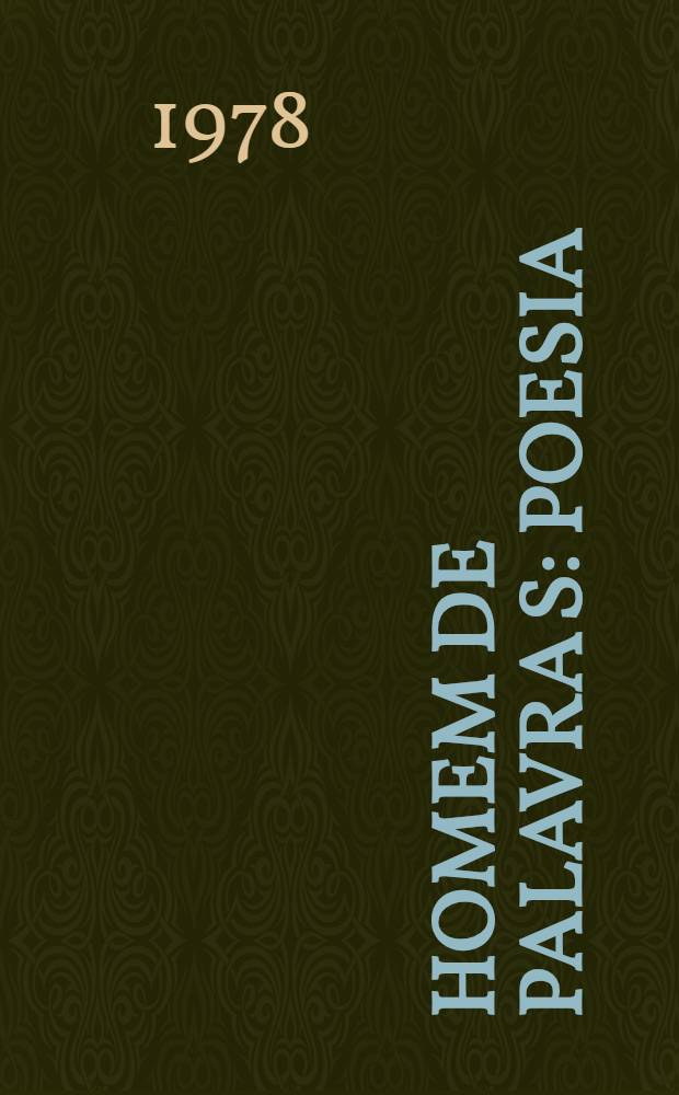 Homem de palavra[s] : Poesia