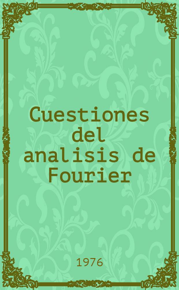 Cuestiones del analisis de Fourier : Convergencia en media de algunas series ortogonales