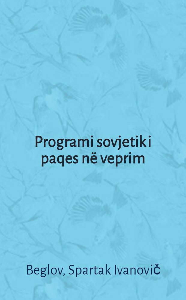 Programi sovjetik i paqes në veprim