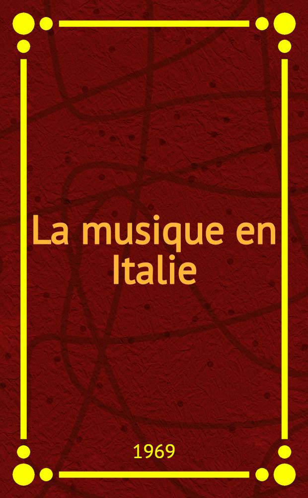 La musique en Italie