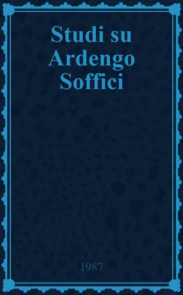 Studi su Ardengo Soffici