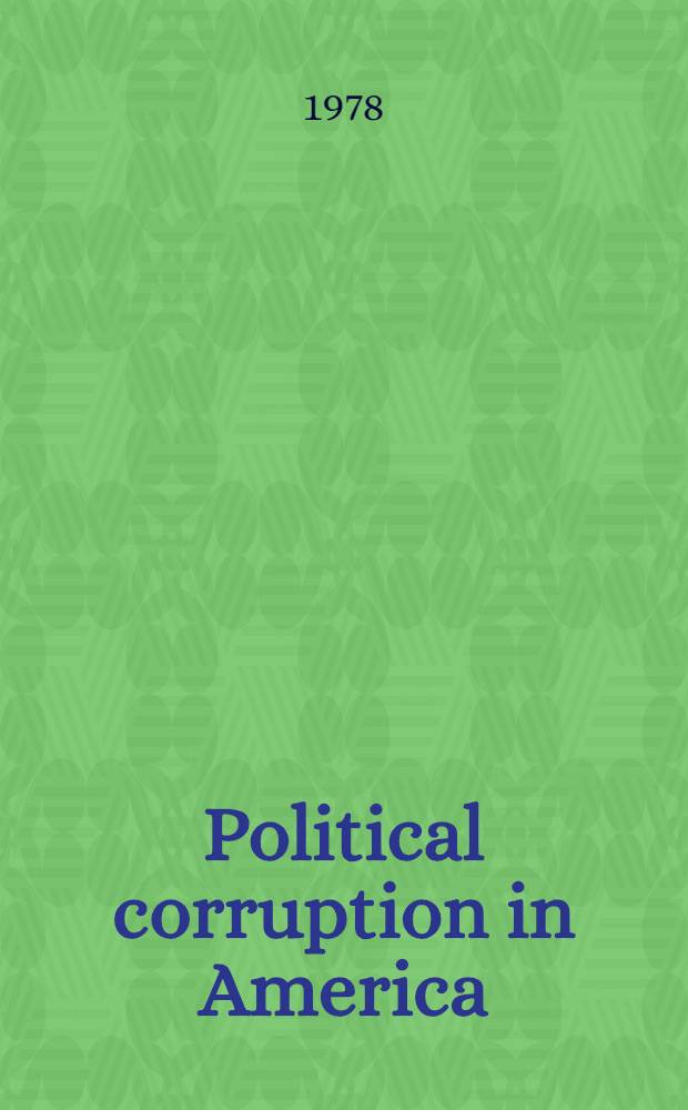 Political corruption in America