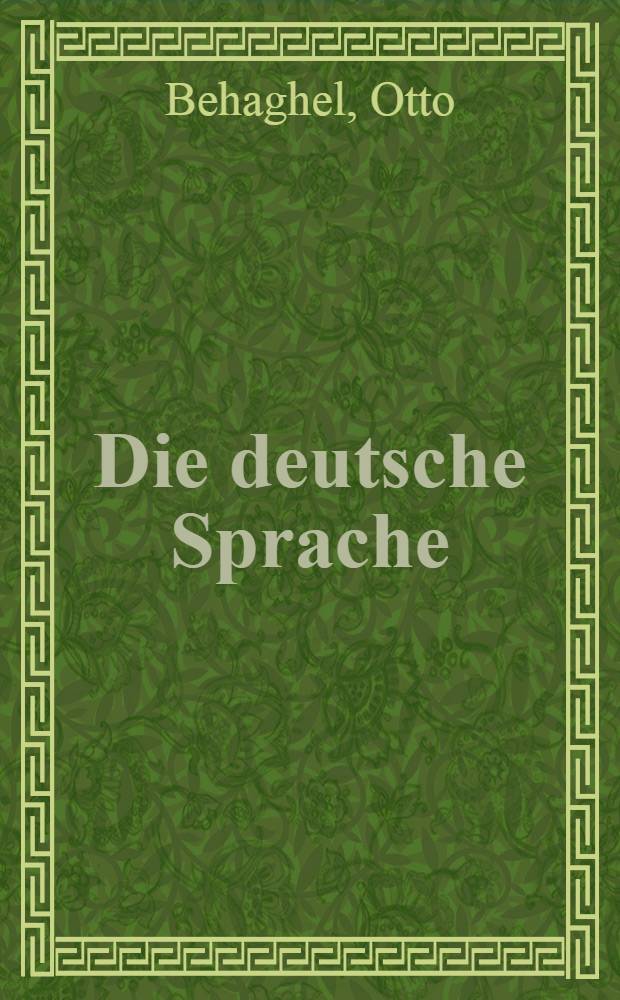 Die deutsche Sprache