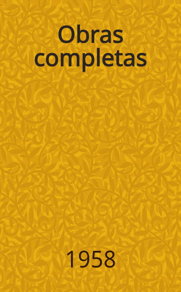 Obras completas
