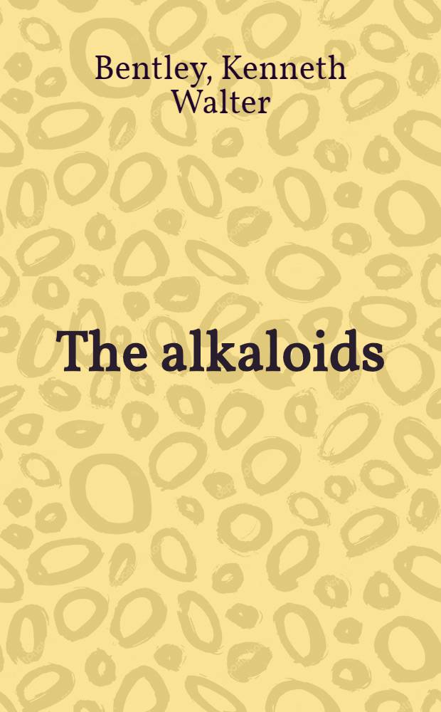 The alkaloids