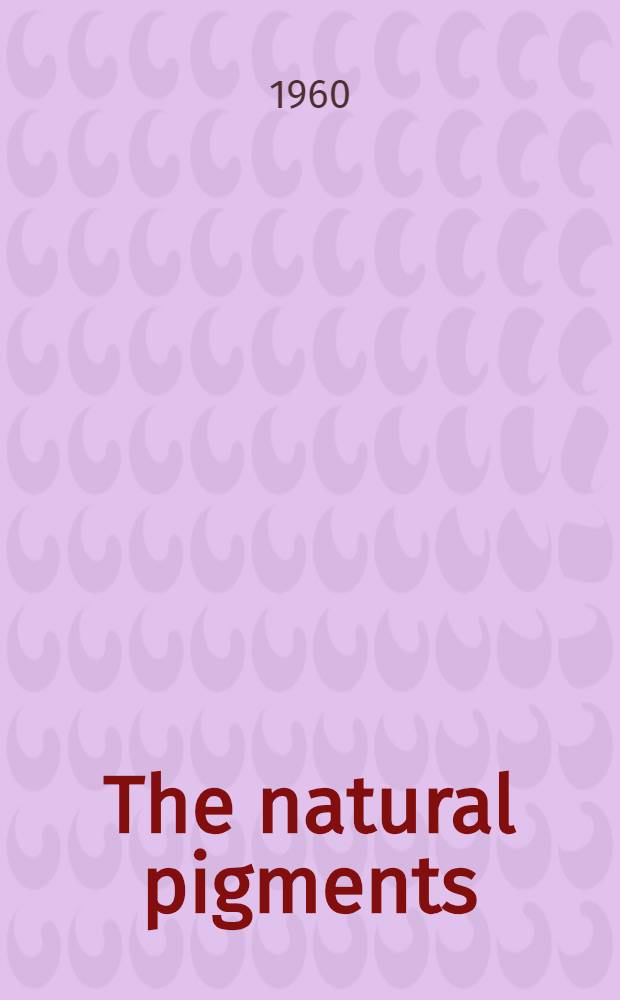 The natural pigments