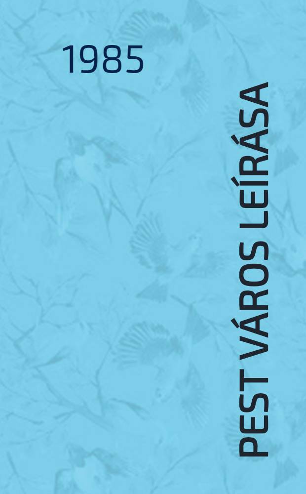 Pest város leírása