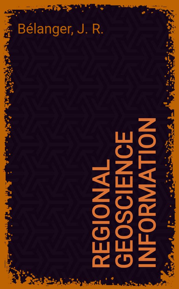 Regional geoscience information: Ottawa-Hull