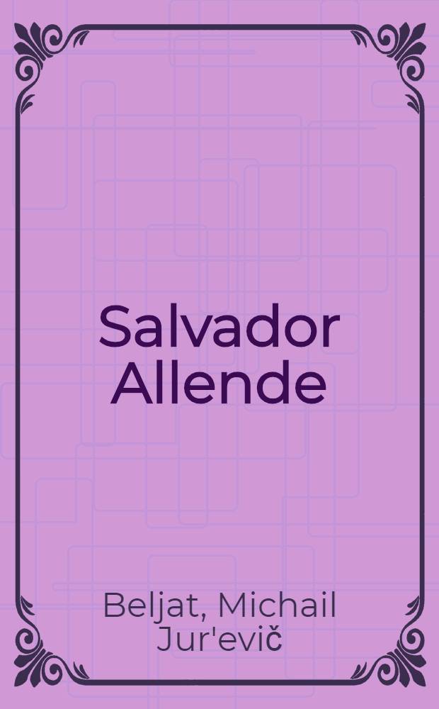 Salvador Allende