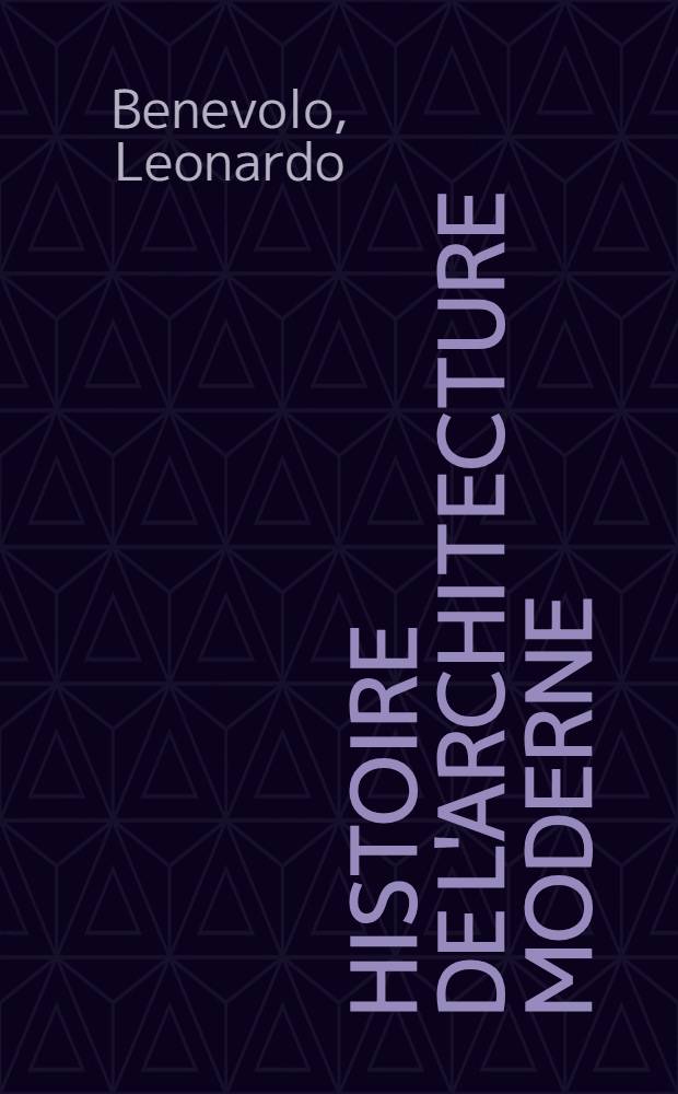 Histoire de l'architecture moderne