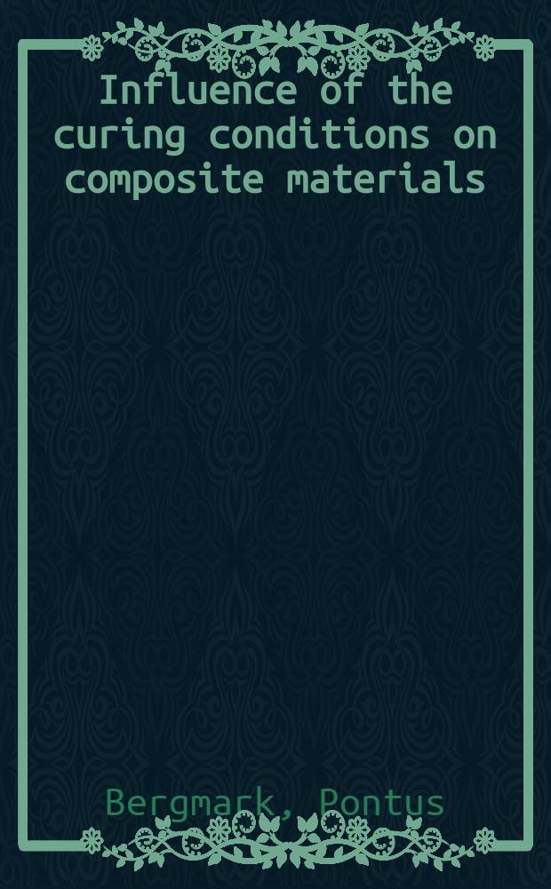 Influence of the curing conditions on composite materials : Acad. avh