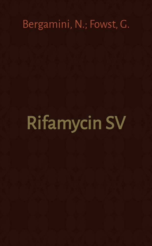 Rifamycin SV