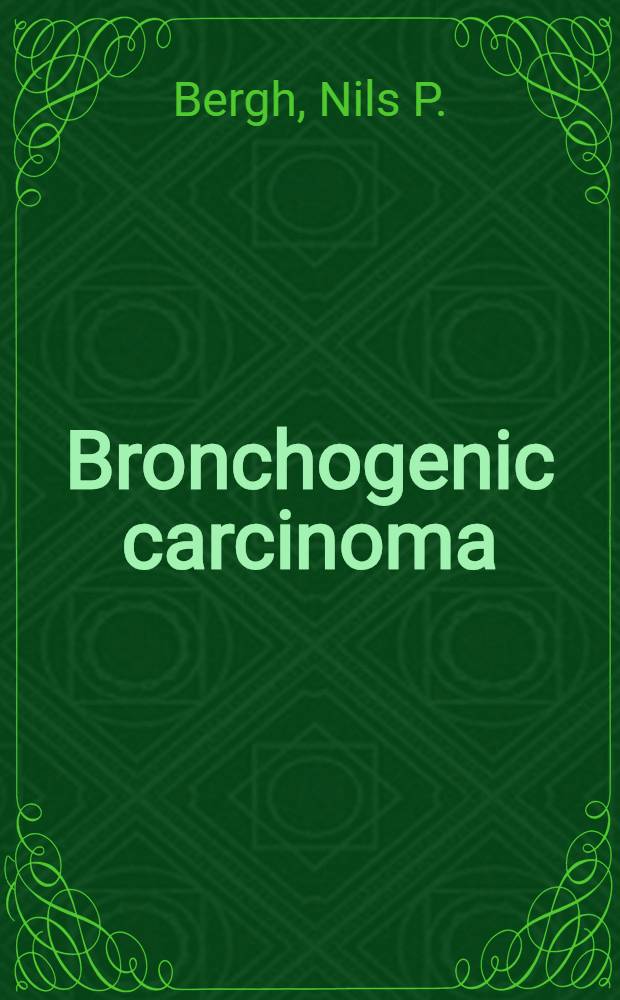 Bronchogenic carcinoma : A follow-up study of a surgically treated series with special reference to the prognostic significance of lymph node metastases