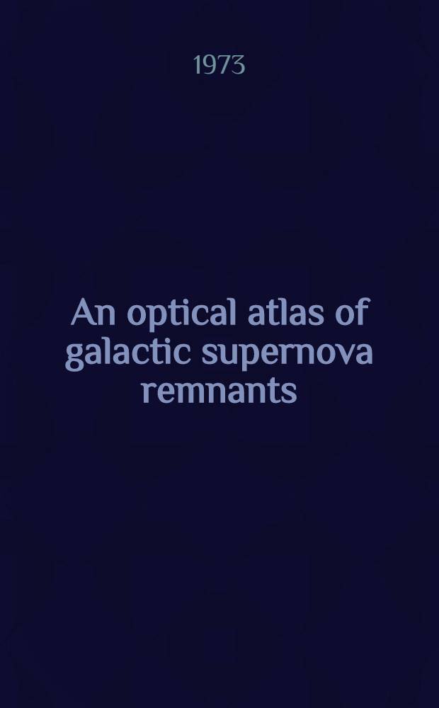 An optical atlas of galactic supernova remnants