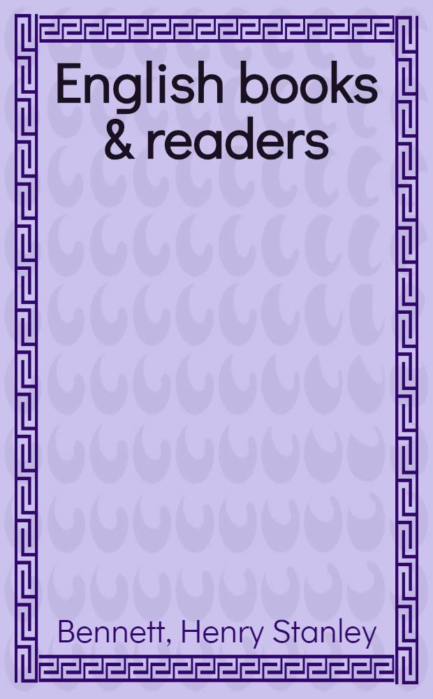 English books & readers