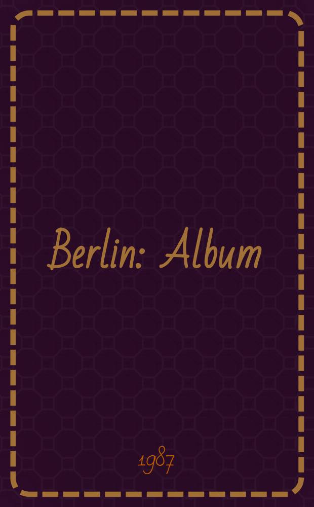 Berlin : Album