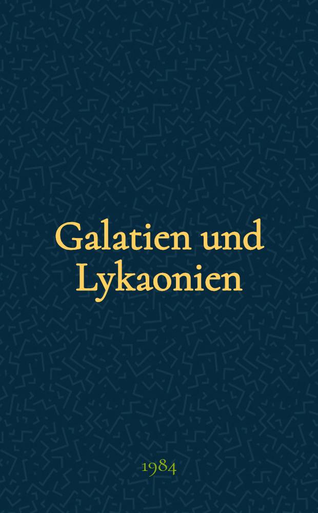 Galatien und Lykaonien