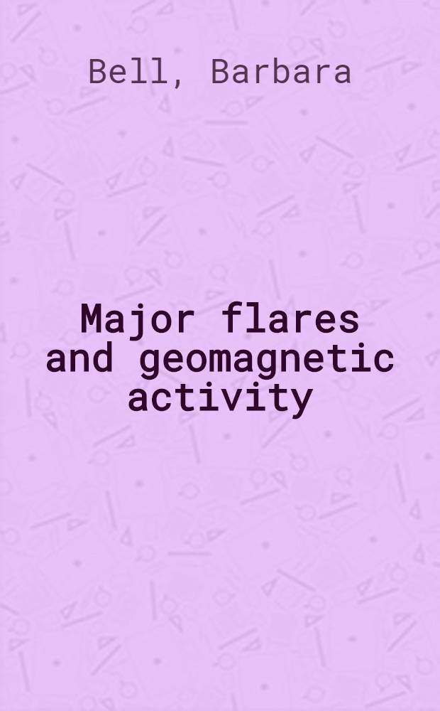 Major flares and geomagnetic activity