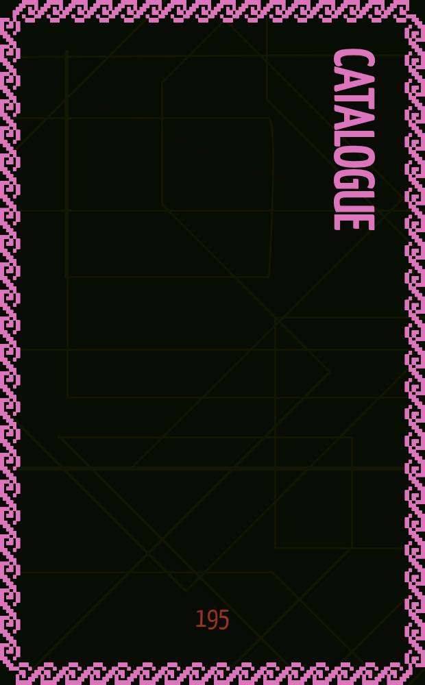 Catalogue