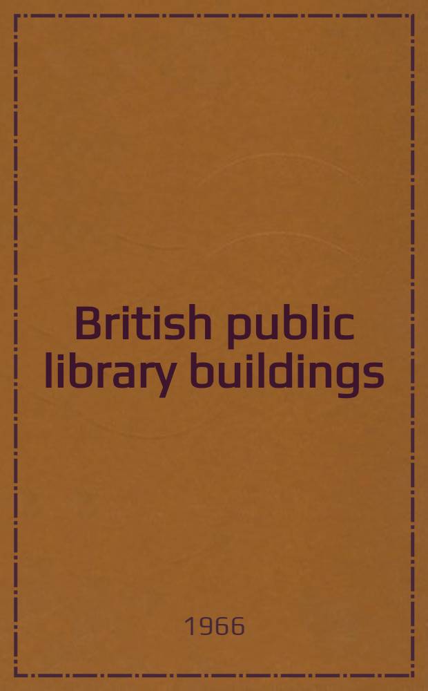 British public library buildings
