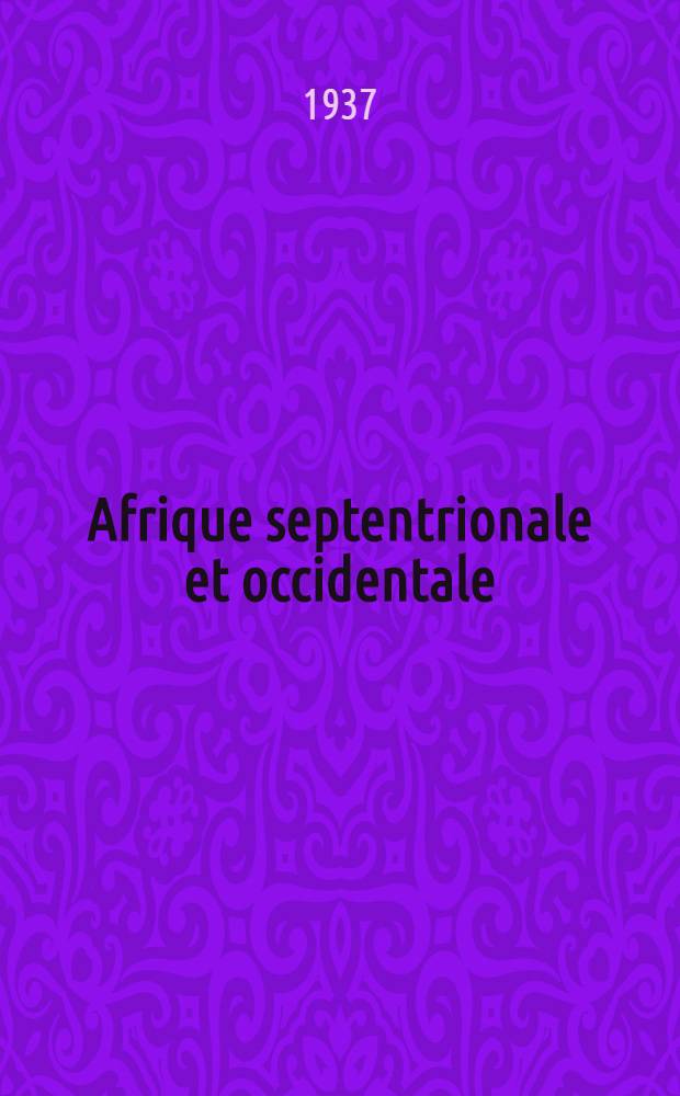 Afrique septentrionale et occidentale