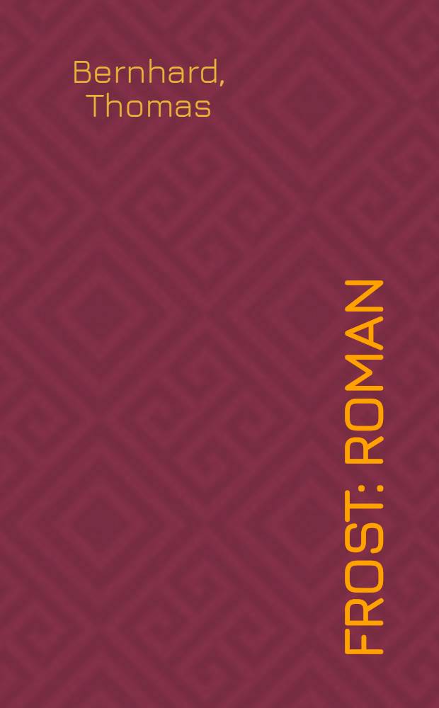 Frost : Roman