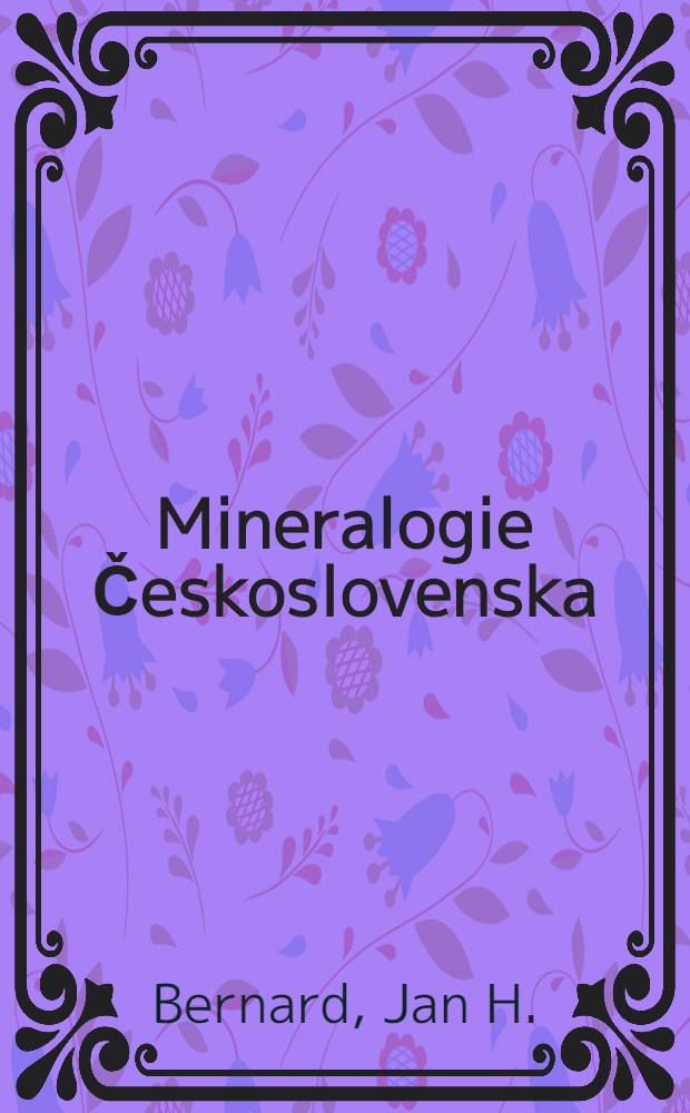 Mineralogie Československa
