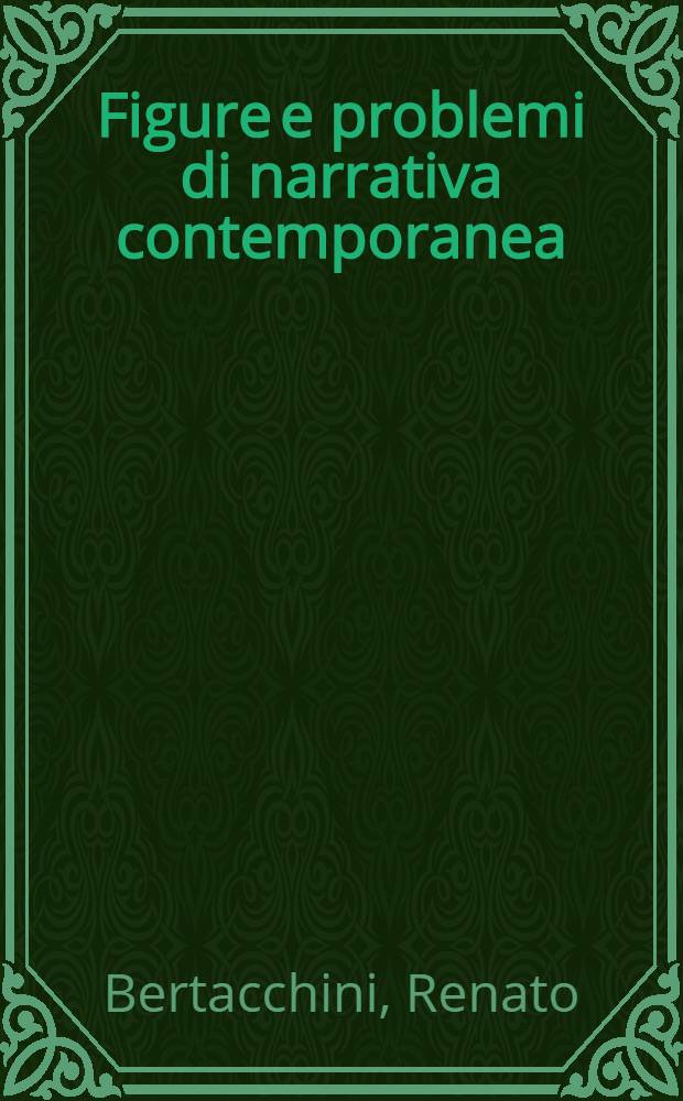 Figure e problemi di narrativa contemporanea