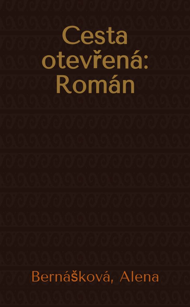 Cesta otevřená : Román