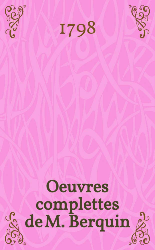 Oeuvres complettes de M. Berquin : Par ordre de matières. T. 14 : Sandford et Merton