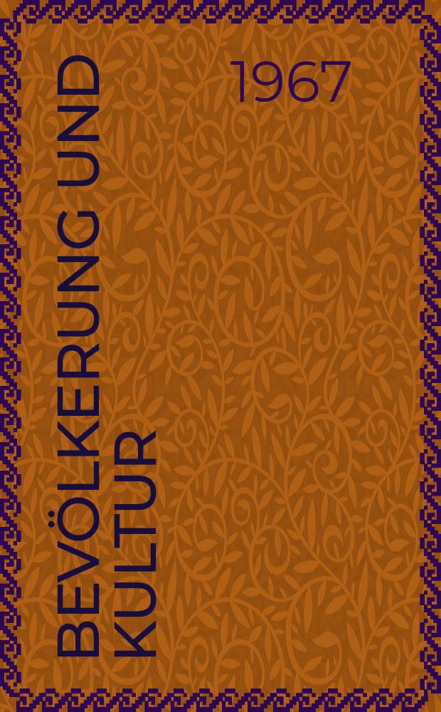Bevölkerung und Kultur : Volks- und Berufszählung vom 6. Juni 1961. H. 6 : Vertriebene und Deutsch aus der SBZ