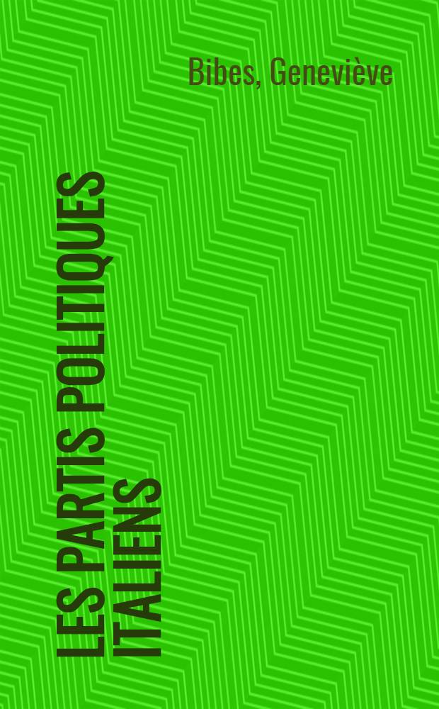 Les partis politiques italiens