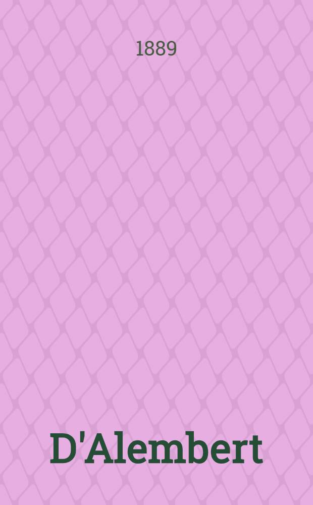 D'Alembert