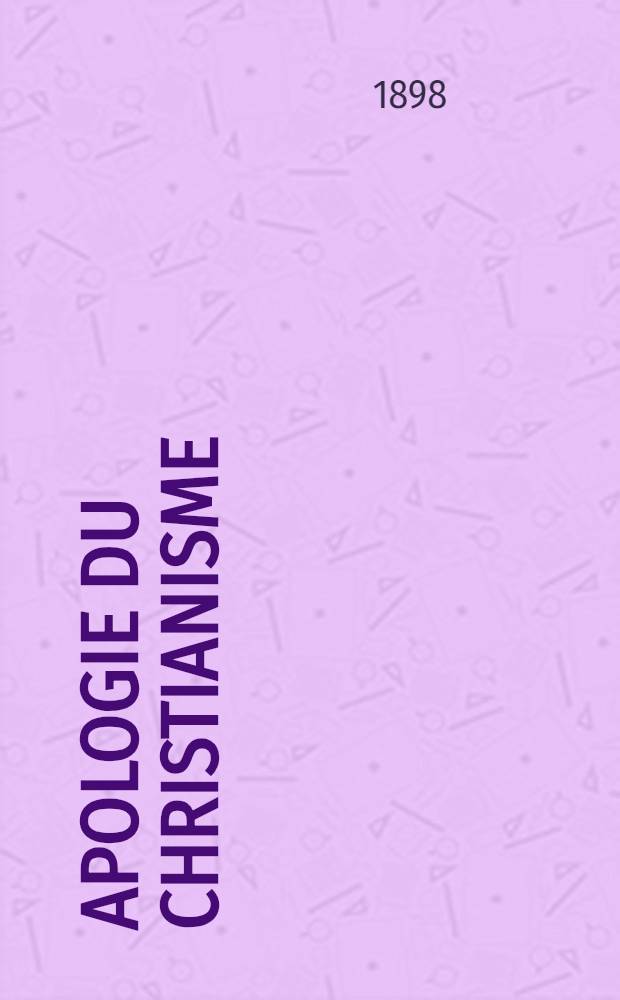 Apologie du christianisme