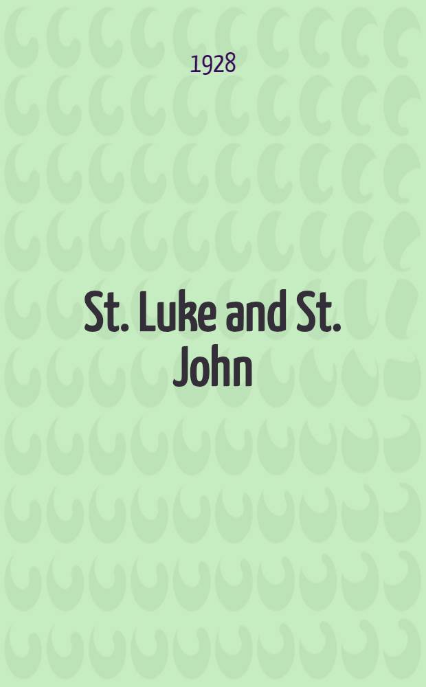 St. Luke and St. John
