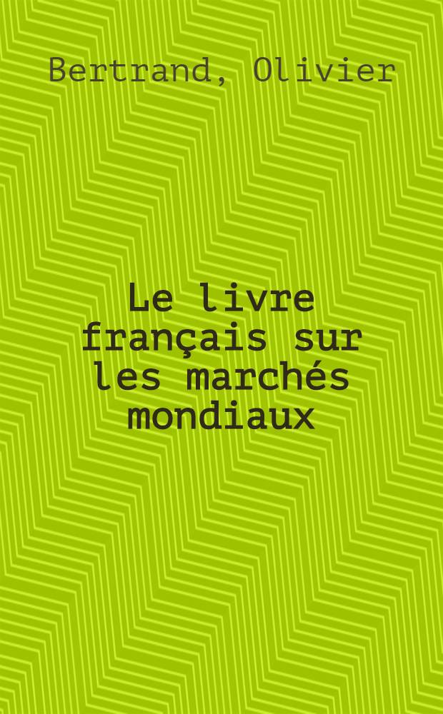Le livre français sur les marchés mondiaux